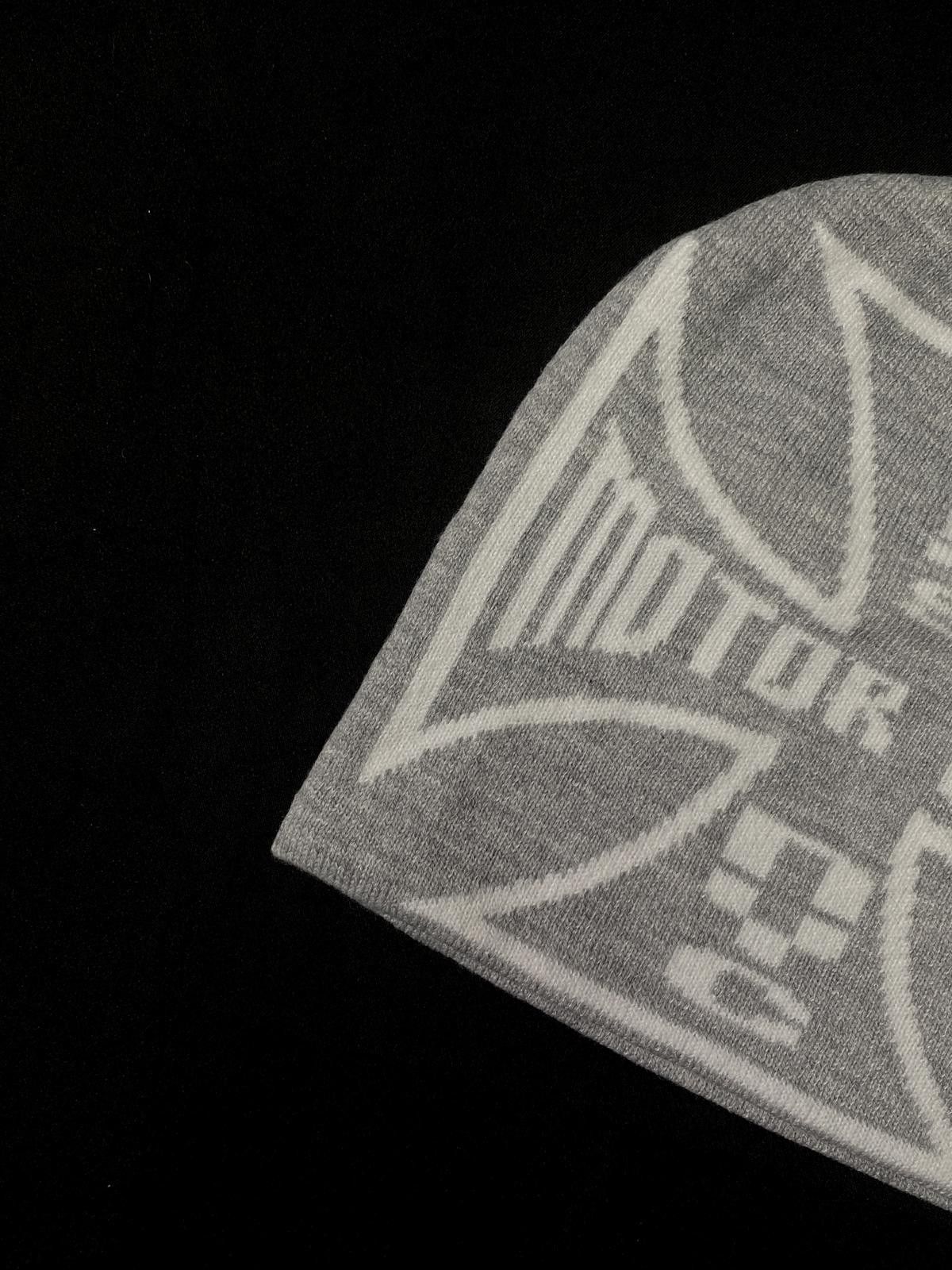Japanese Brand Rare District8ny 8key Motorgang No Cuff Knit Gray Beanie Hat Size ONE SIZE - 5 Thumbnail