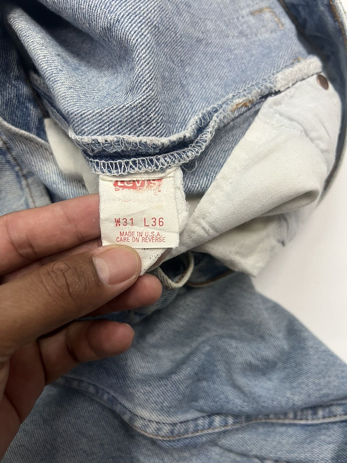 Levi's Vintage Levis 552 Denim Jeans Size 30" Size US 30 / EU 46 - 8 Thumbnail