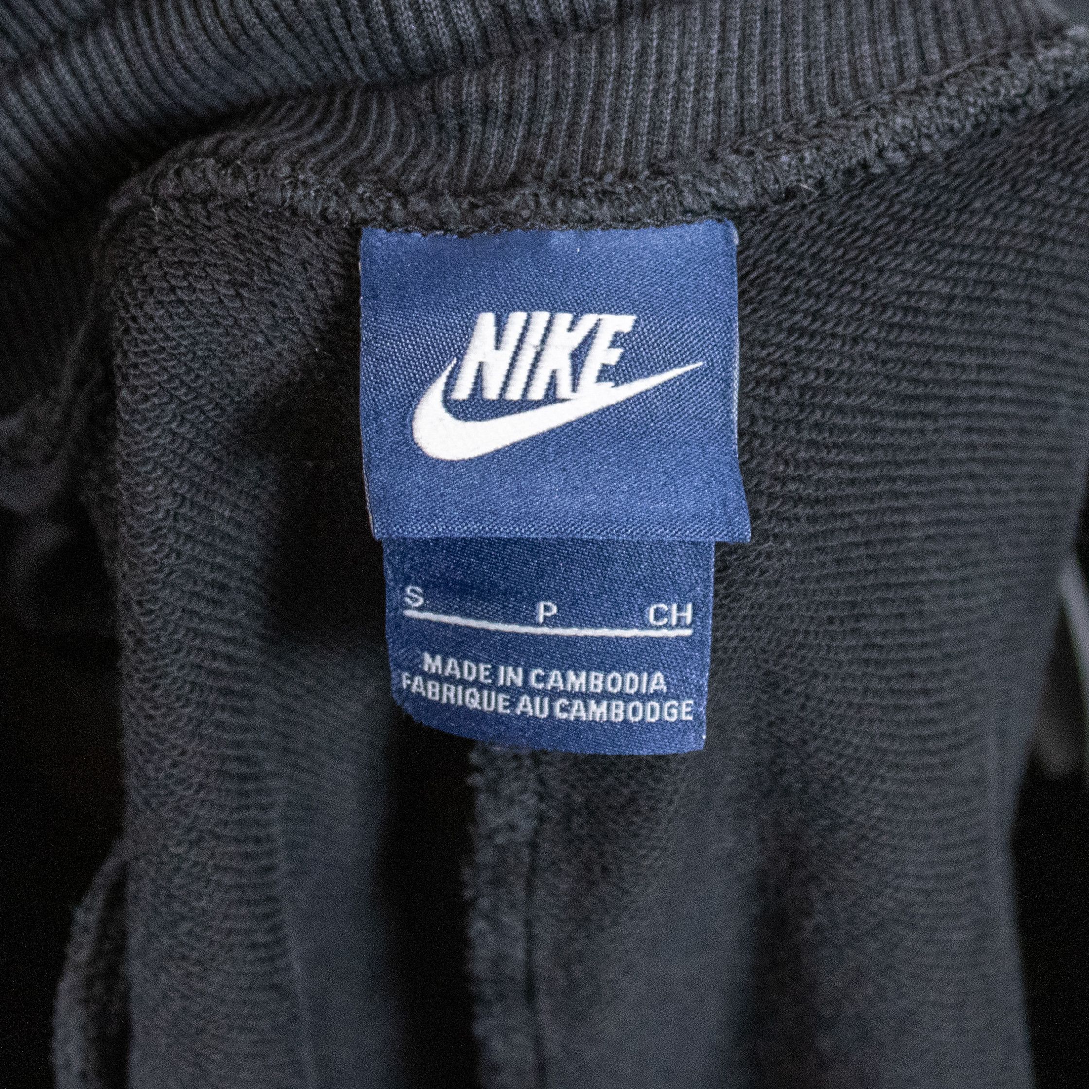 Nike Y2K 00's Nike Black Fleece Baggy Black Cuff Sweat Pant's Size US 30 / EU 46 - 9 Thumbnail