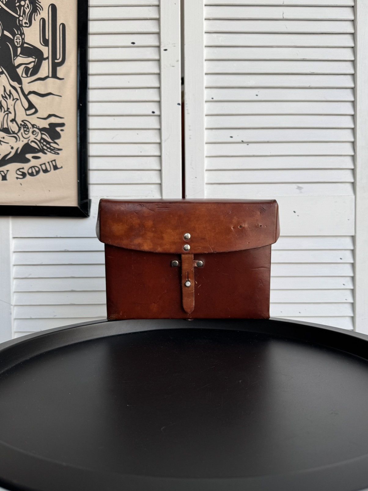 Vintage Vintage Swiss Army Leather Satchel Handcrafted Bag 1977 Size ONE SIZE - 3 Thumbnail