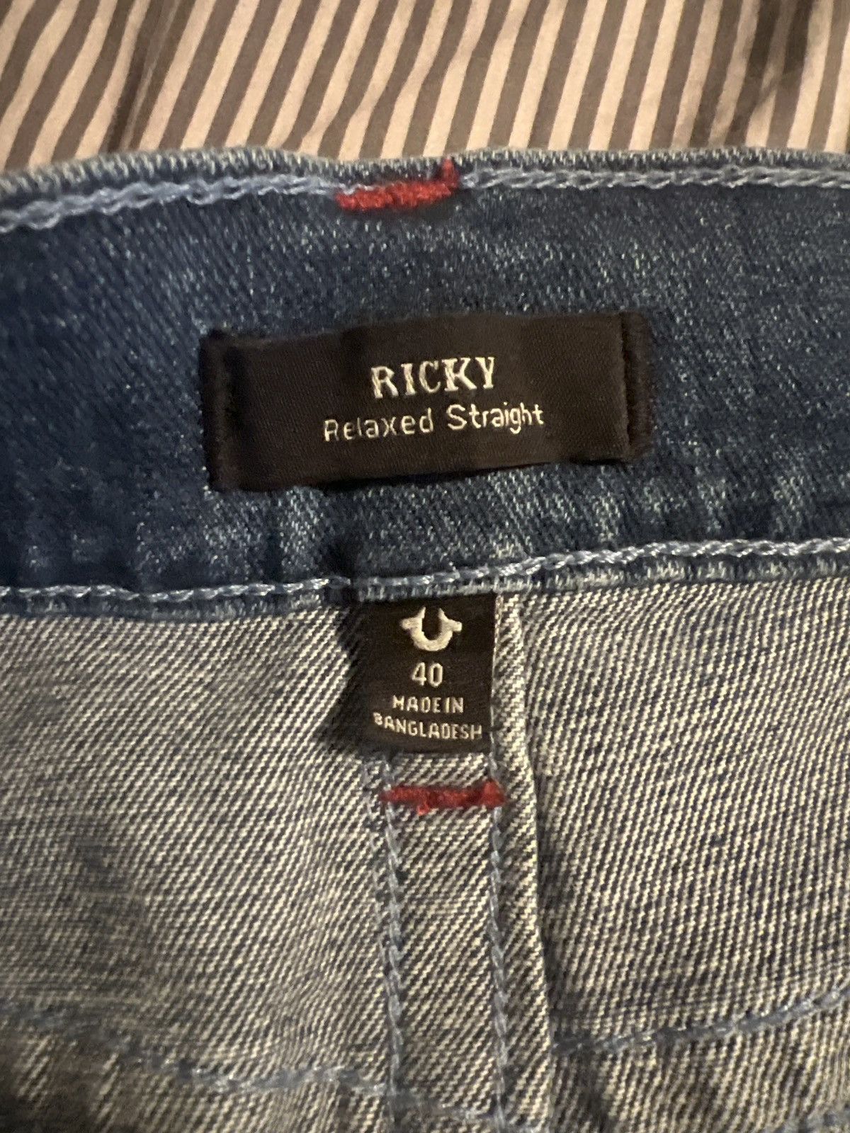 True Religion × Vintage True Religion Ricky Jeans Size US 40 / EU 56 - 7 Thumbnail