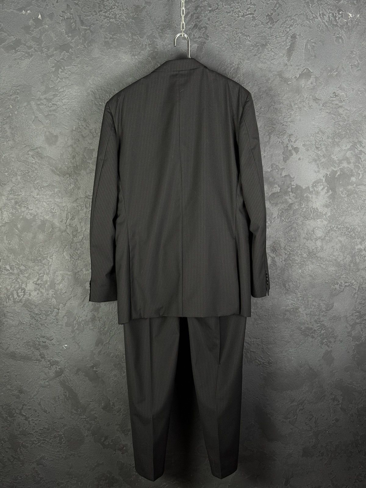 Z Zegna Z Zegna City Luxury Wool Stripped Men’s Suit 52R Size 52R - 5 Thumbnail