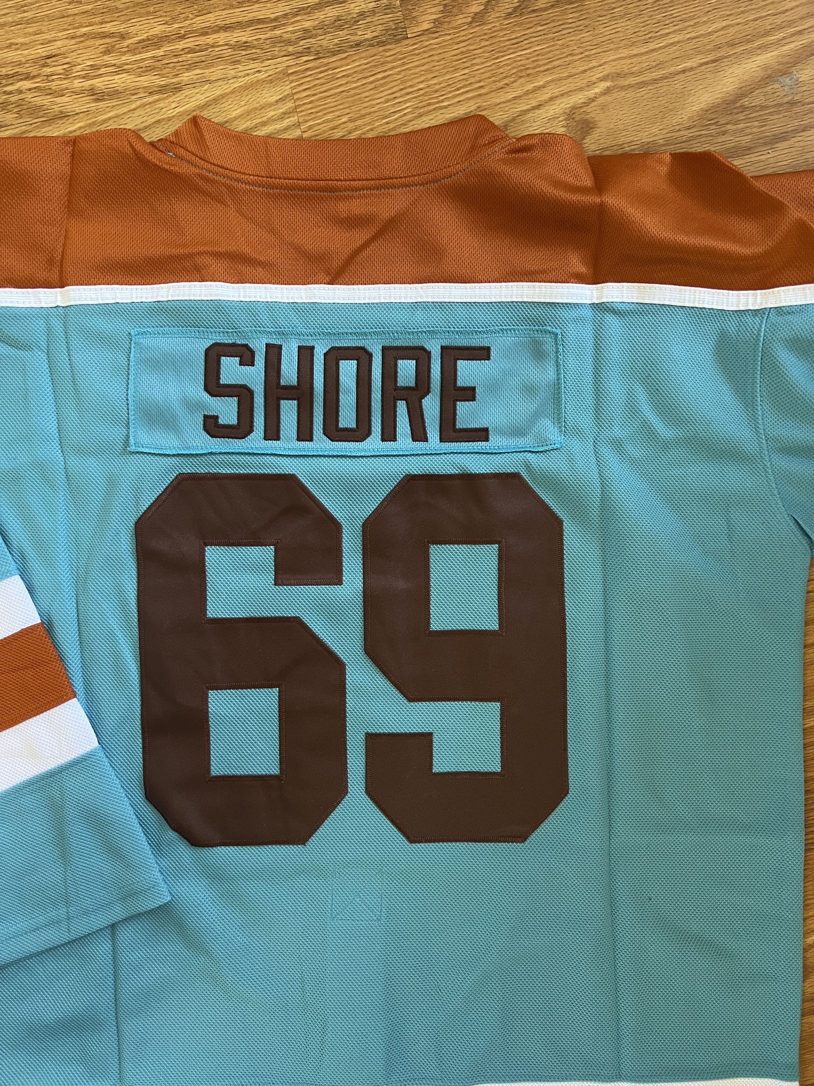 Other Blueberry Bulldogs Shoresy #69 Stitched Jersey XL Size US XL / EU 56 / 4 - 7 Thumbnail
