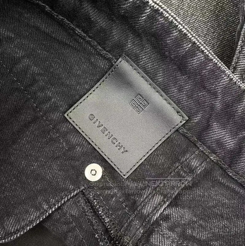 Givenchy Givenchy Black Cotton Distressed Women's Shorts . Size 28" / US 6 / IT 42 - 4 Thumbnail