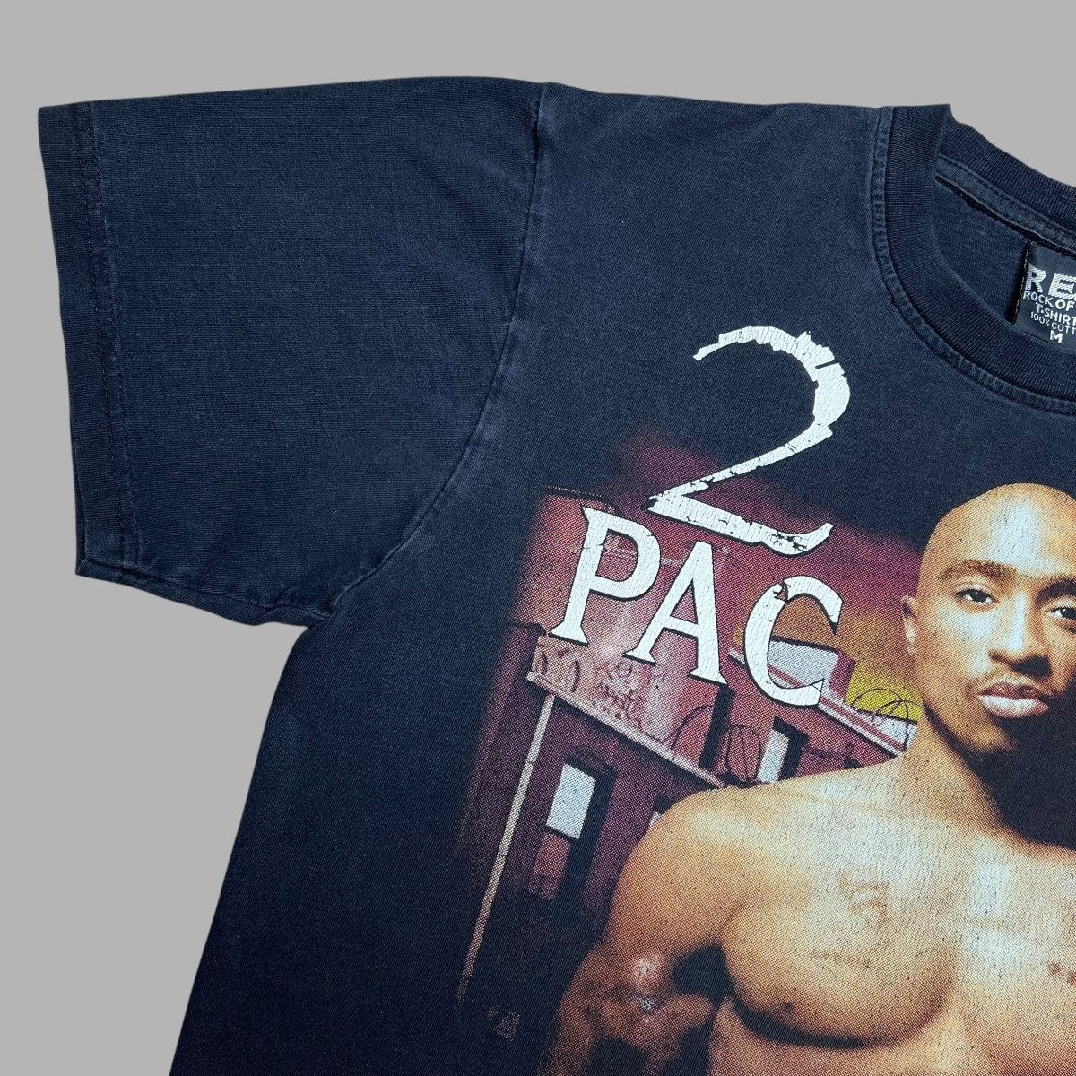Rap Tees × Vintage Vtg 2000s Tupac Shakur 2Pac Rap Tee Double Sided Graphic Tee Size US M / EU 48-50 / 2 - 4 Thumbnail