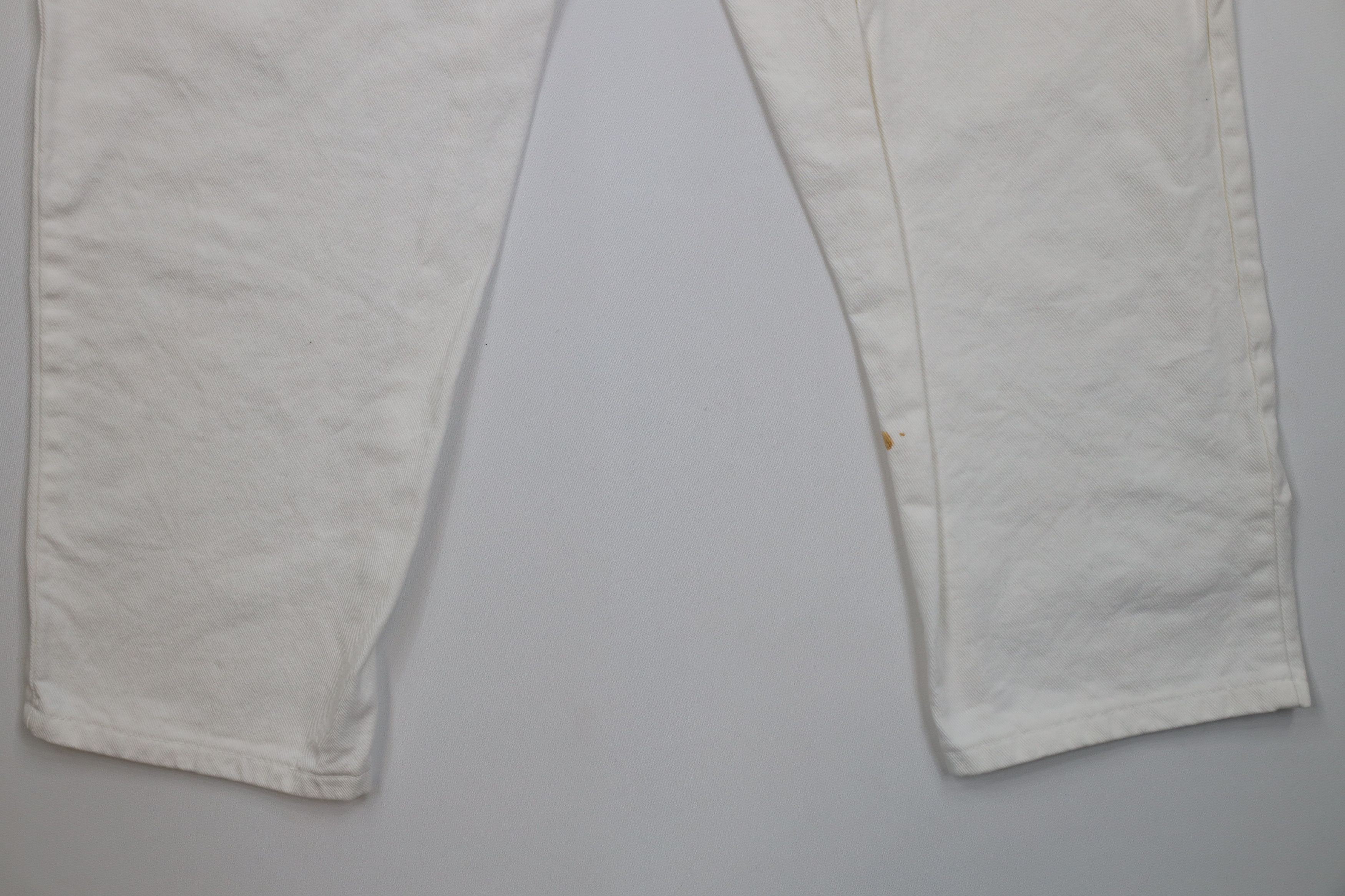 Vintage Vintage 80s 90s StreetwearTapered Leg Jeans White Cotton USA Size 40" / US 18 - 11 Thumbnail