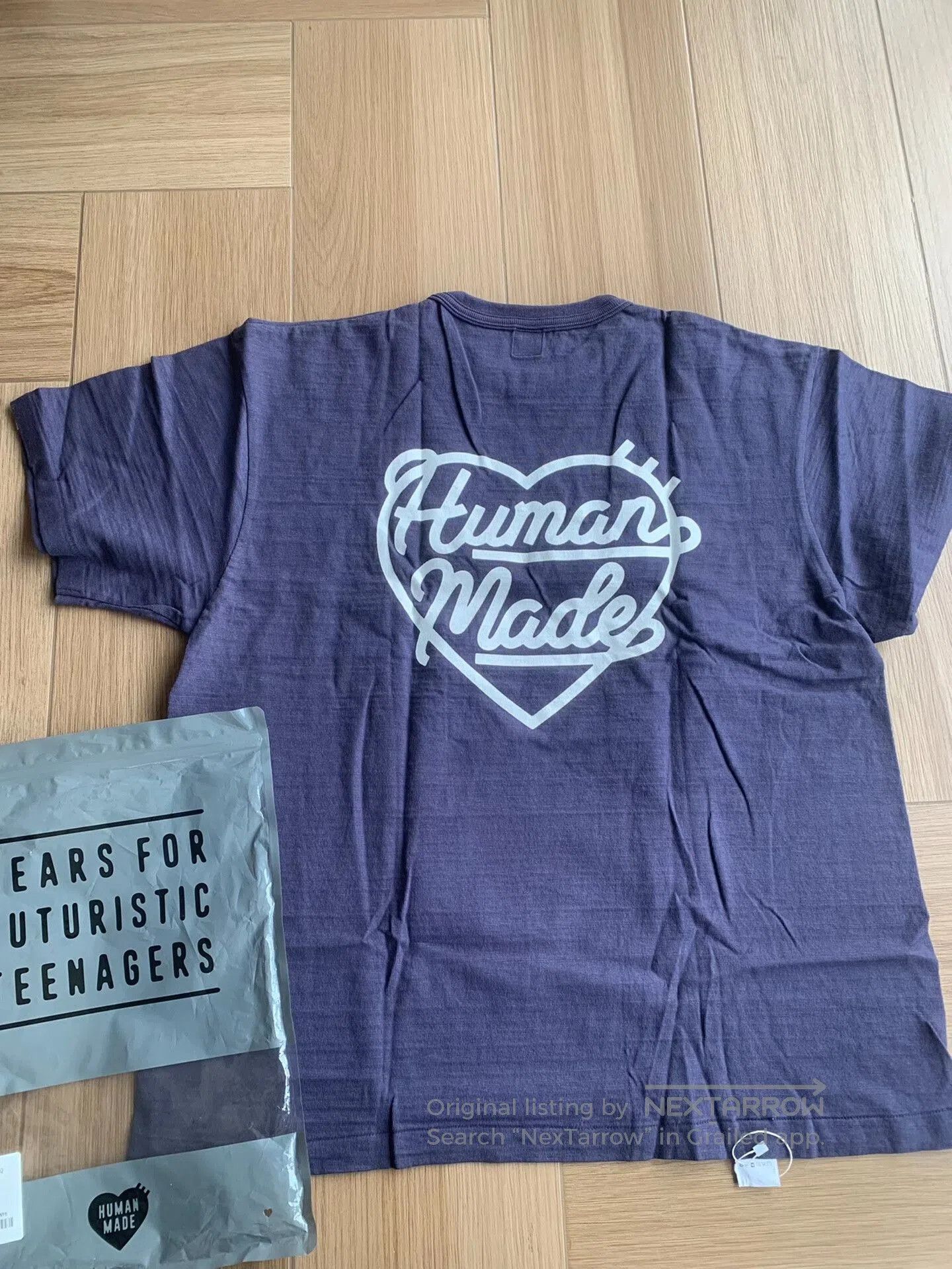 Human Made HUMAN MADE Heart Slub Cotton T. Size US M / EU 48-50 / 2 - 2 Thumbnail