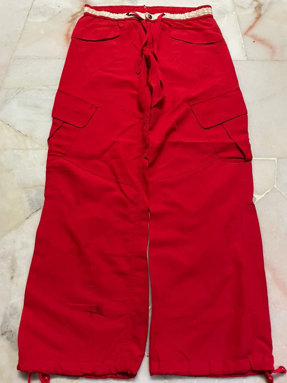 Japanese Brand BA PRO U.S.A PARACHUTE NYLON CARGO RED PUNK COLOR Size US 30 / EU 46 - 8 Thumbnail