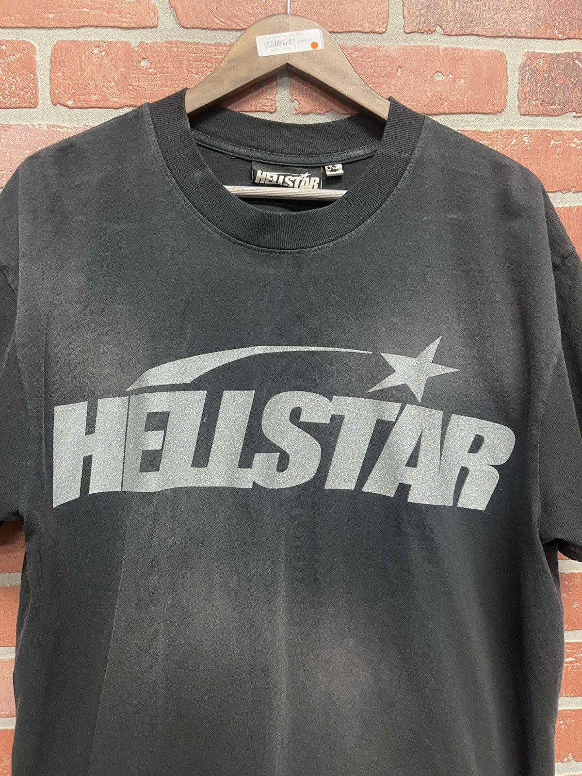 HELLSTAR Size L - Hellstar Glitter/Gel Print Tee Black Brand New Size US L / EU 52-54 / 3 - 4 Thumbnail