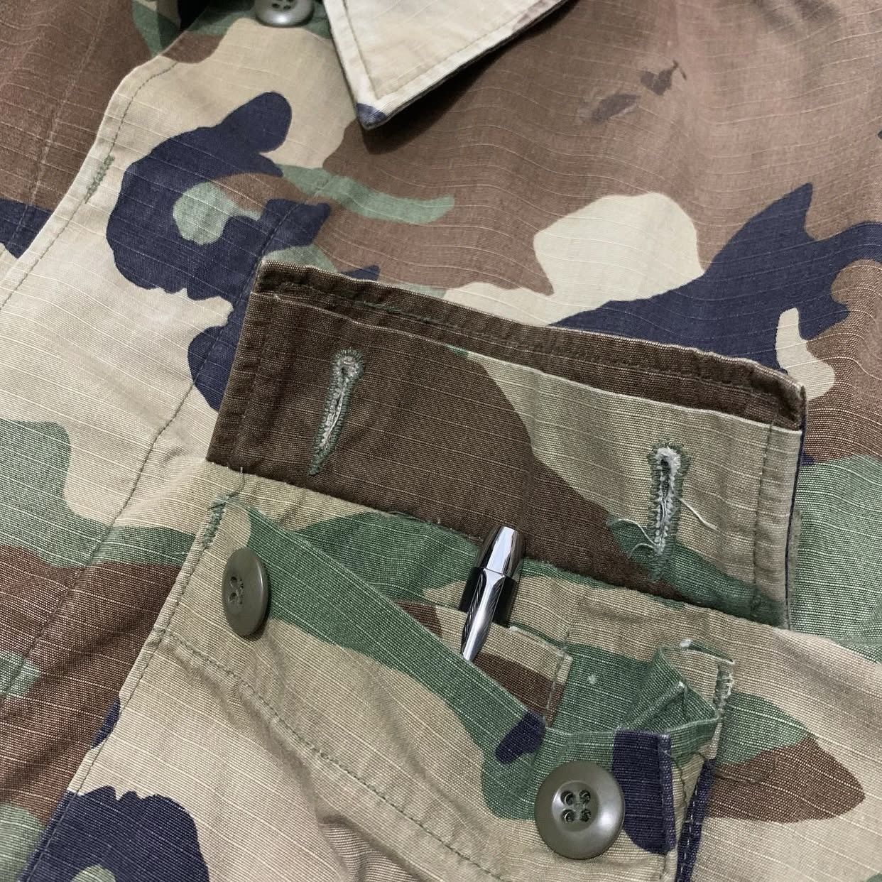 Other Coat - Hot Weather Woodland Camouflage Pattern Combat Jacket Size US M / EU 48-50 / 2 - 2 Thumbnail