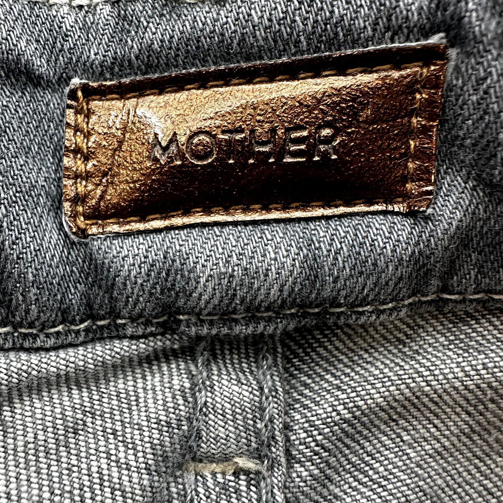 MOTHER Mother The Looker Jeans Skinny Denim Mid Stretch Gray 25 Size 25" / US 0 / IT 36 - 3 Thumbnail