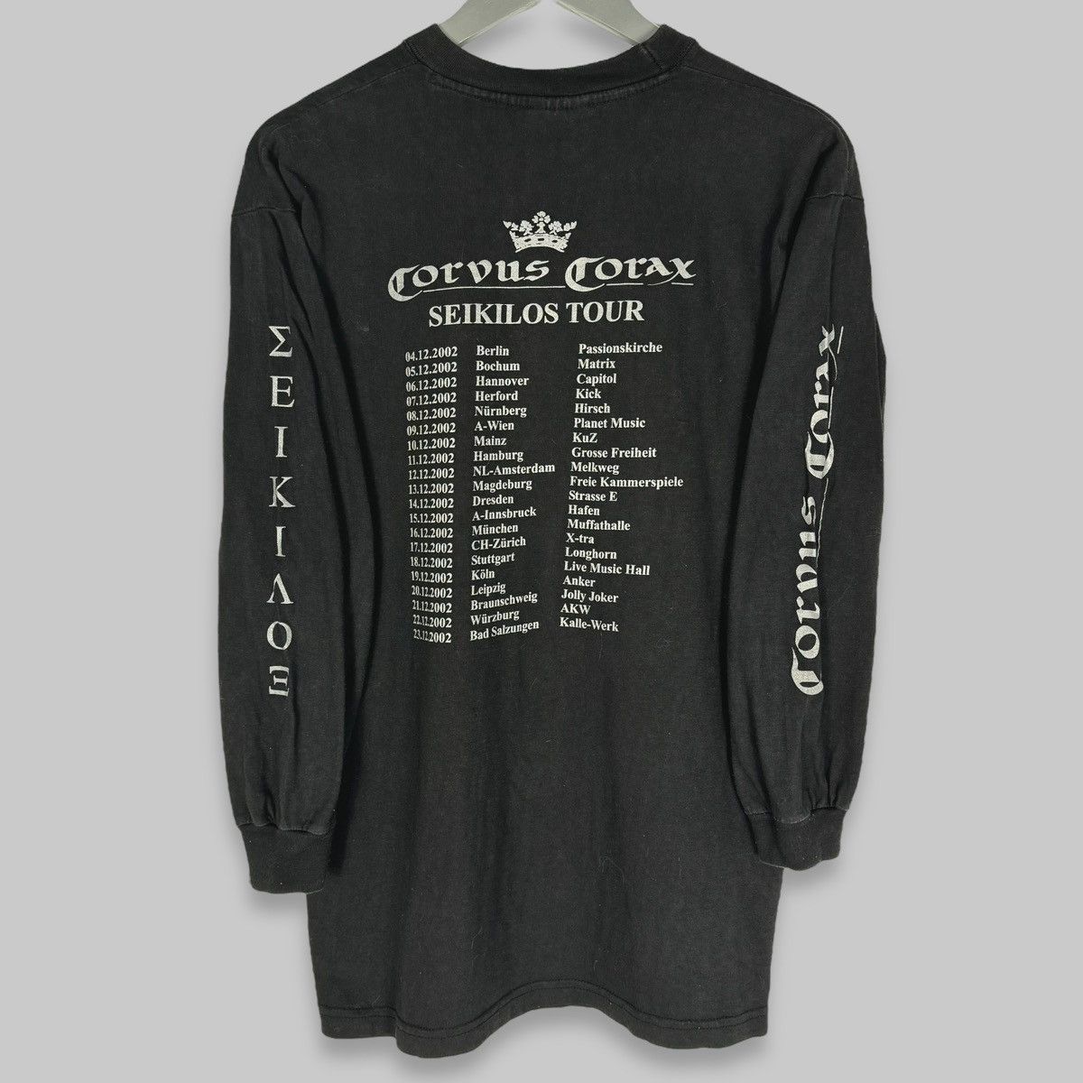 Band Tees Vintage 2002 Corvus Corax Seikilos Tour Band T Shirt Size US L / EU 52-54 / 3 - 2 Thumbnail