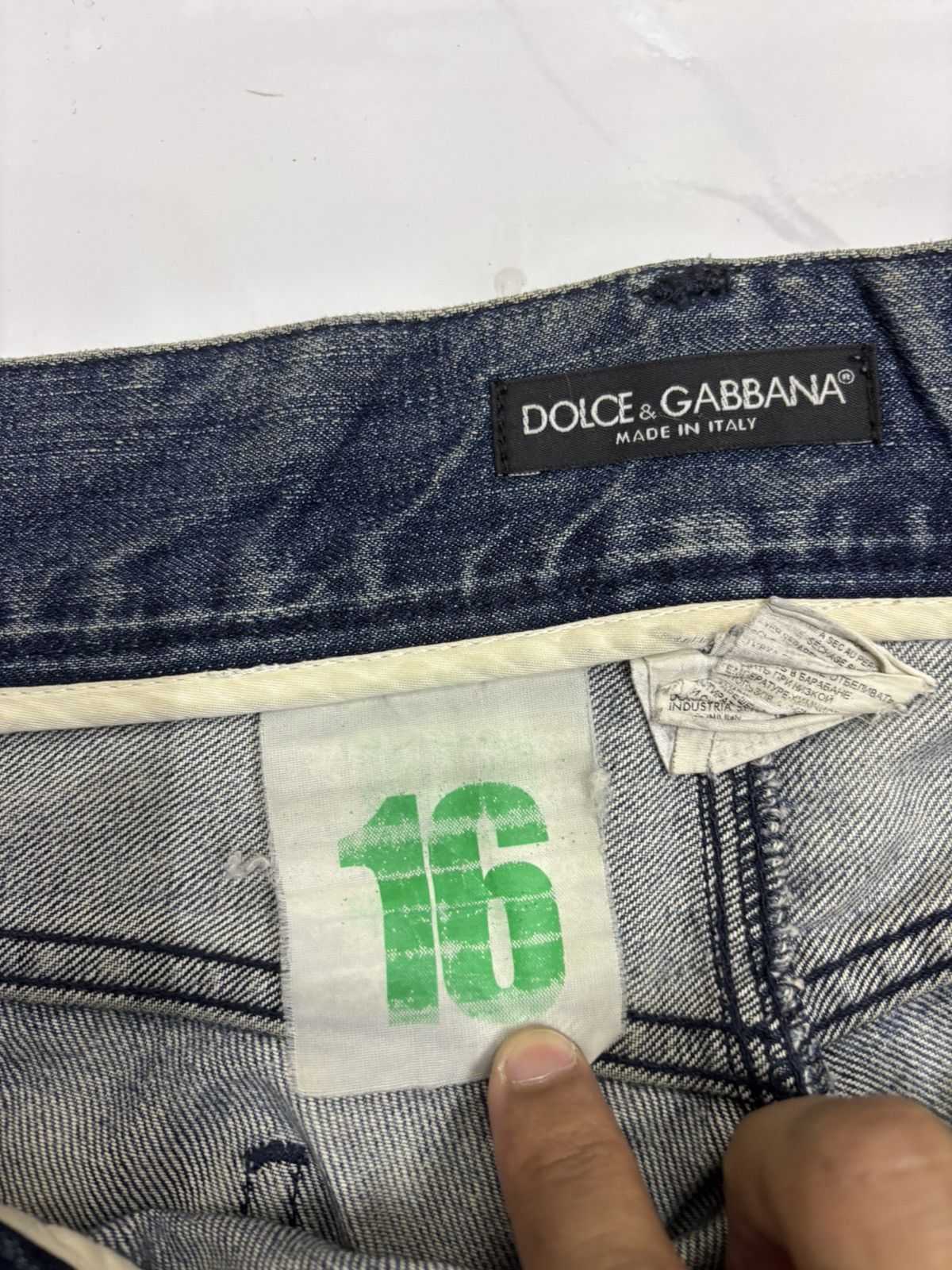 Dolce & Gabbana 🔥DOLCE & GABBANA THRASHED REPAIRED JEANS Size US 36 / EU 52 - 11 Thumbnail