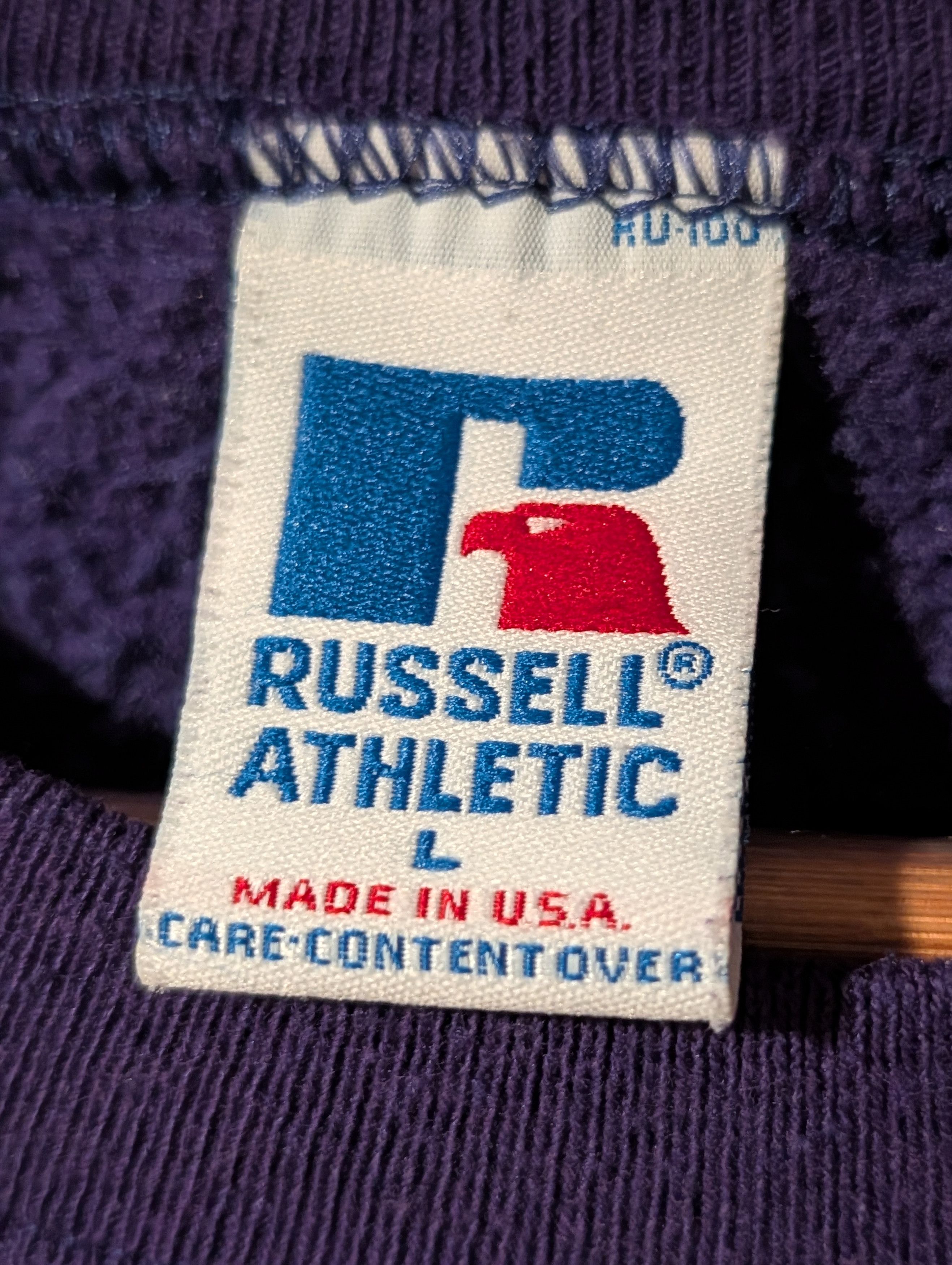 Russell Athletic Vintage Russell Athletic Minnesota Vikings NFL Sweatshirt Size US L / EU 52-54 / 3 - 3 Thumbnail