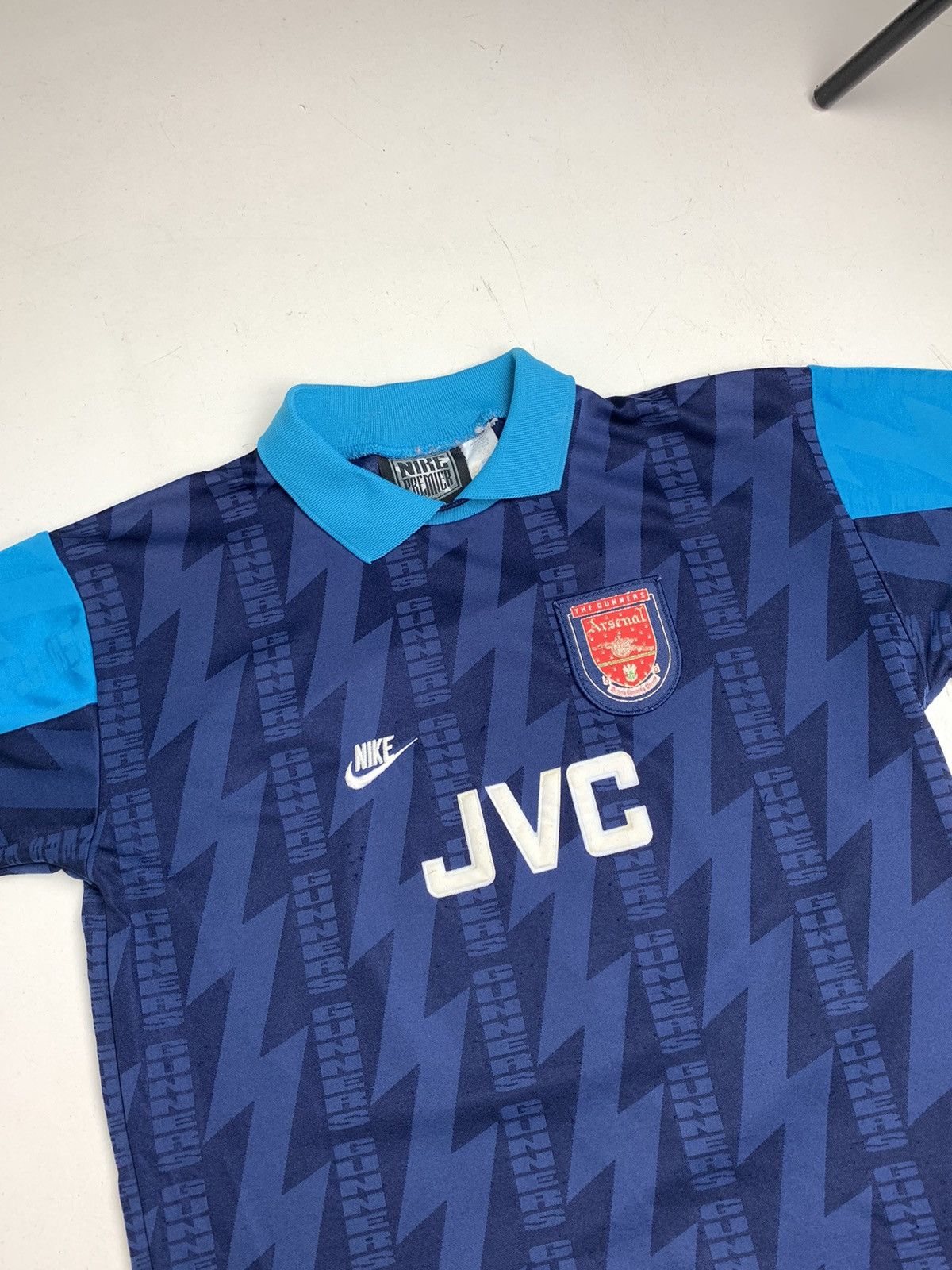 Nike Premier Arsenal 8 IAN Wright Vintage Soccer Jersey 95s