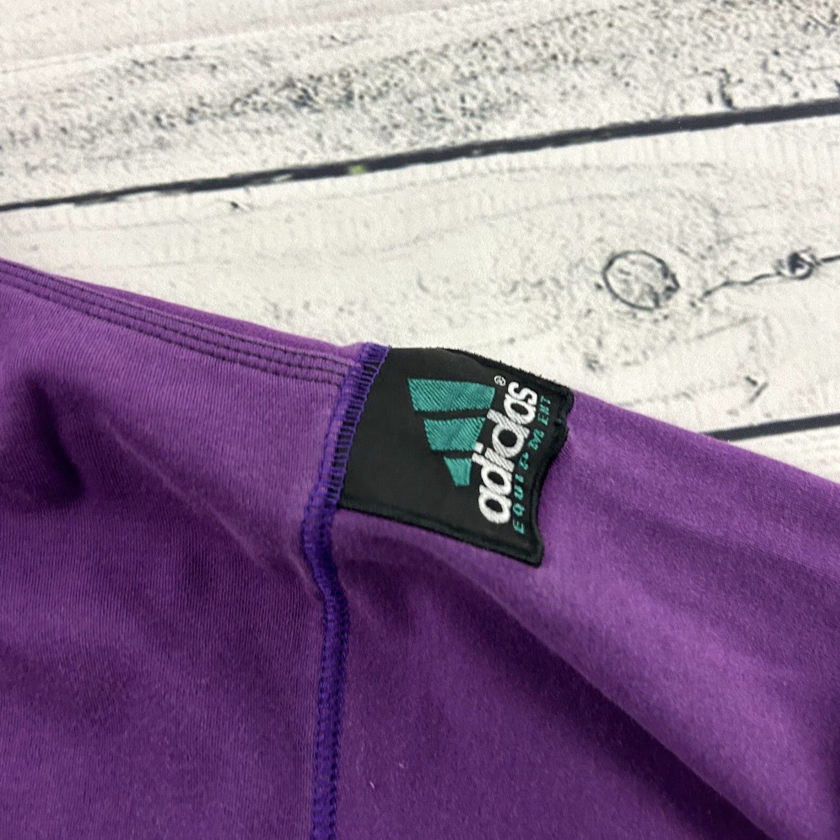Adidas VINTAGE adidas 1/4 Zip Pullover Shirt Mens Small Purple Adidas Shirt Small Purple 1/4 Zip Mens Size US S / EU 44-46 / 1 - 2 Thumbnail