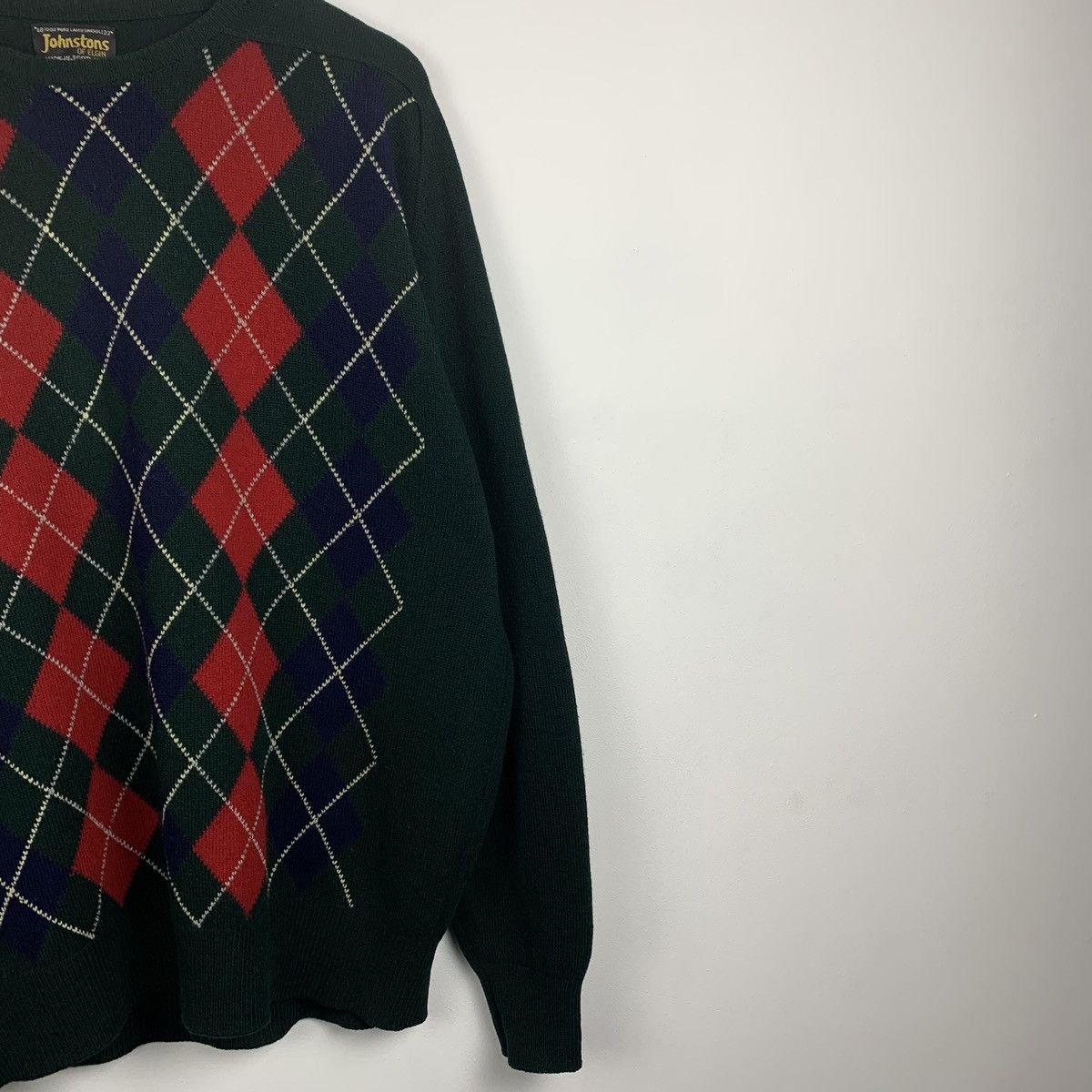 Johnstons Of Elgin Johnstons of Elgin Wool Sweater Green Vintage Mens Size M Size US M / EU 48-50 / 2 - 6 Thumbnail