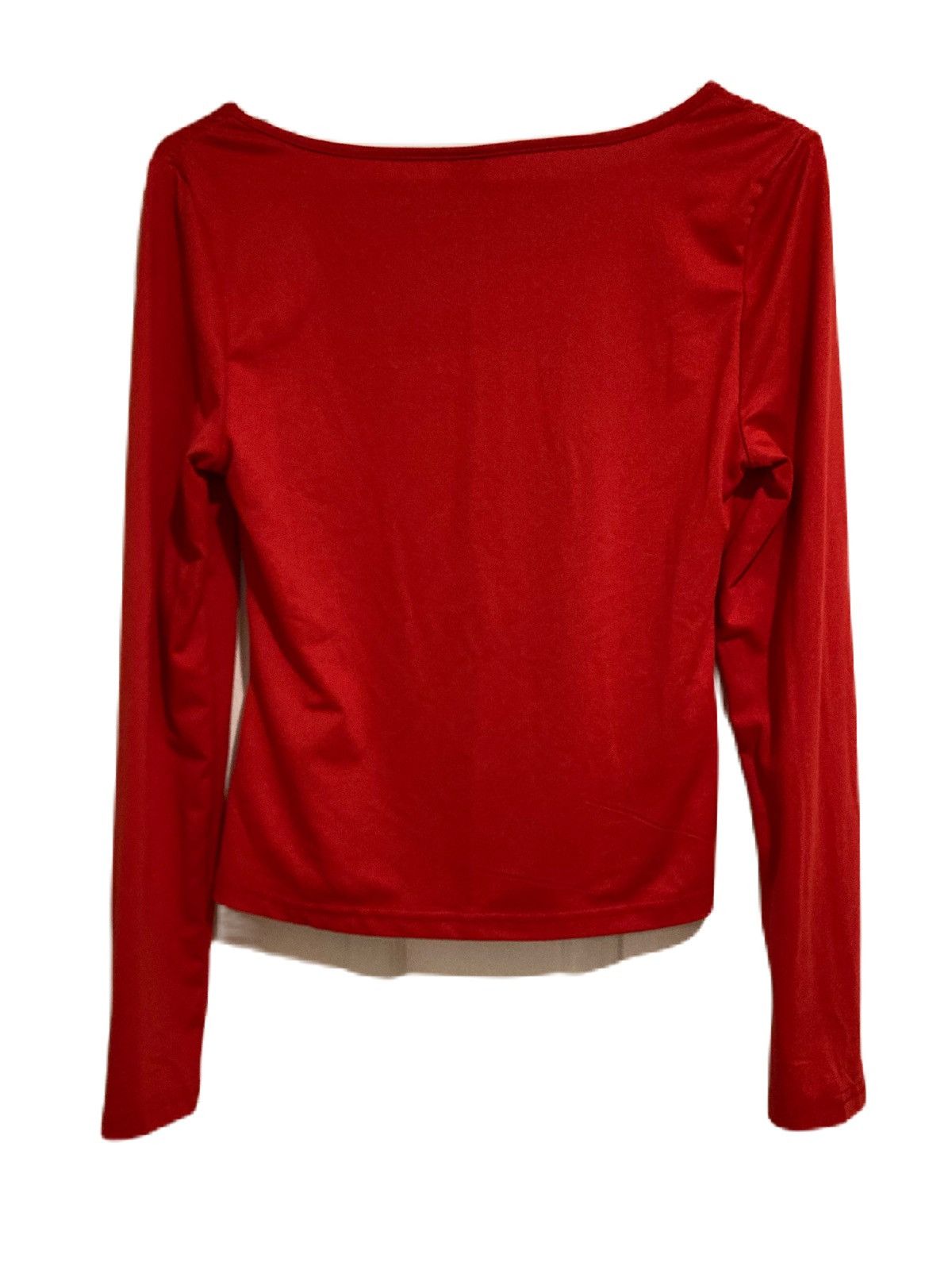 Shein SHEIN Women’s Red Crop top blouse size medium Size M / US 6-8 / IT 42-44 - 2 Thumbnail