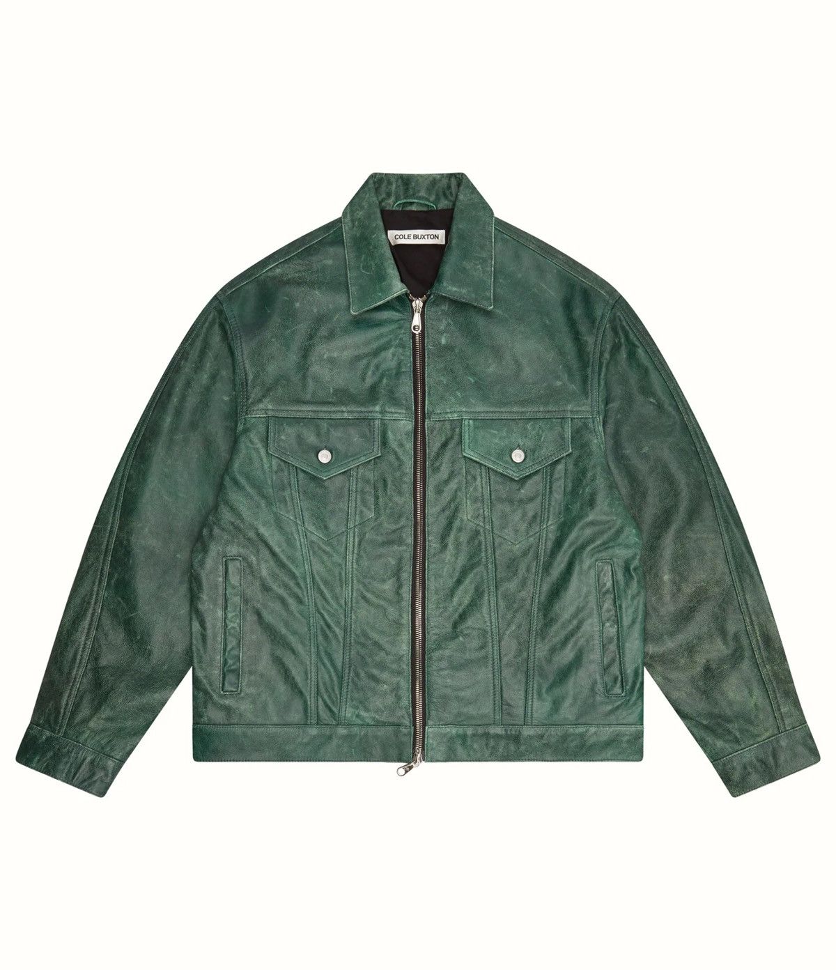 Cole Buxton × Vintage Cole Buxton Leather Jacket Size US M / EU 48-50 / 2 - 4 Thumbnail