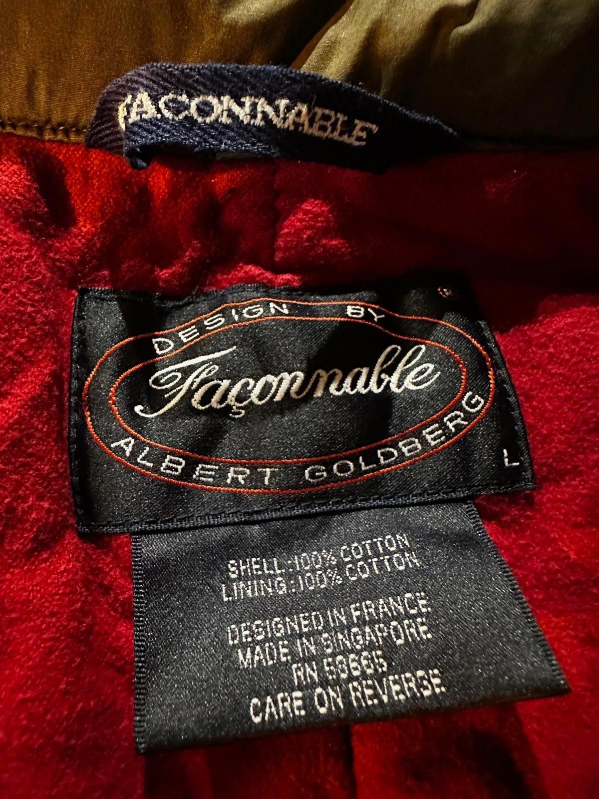 Faconnable Vintage Faconnable Field Jacket L/XL Olive Red Lining Size US L / EU 52-54 / 3 - 3 Thumbnail