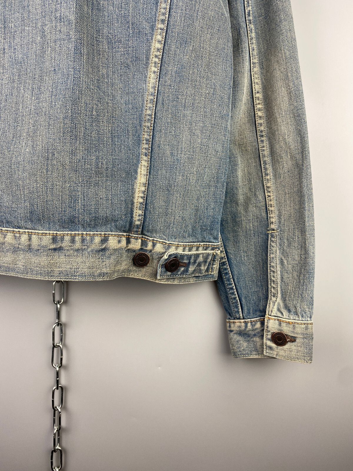 Levi's Levis Washed Denim Trucker Jacket Size US M / EU 48-50 / 2 - 12 Thumbnail