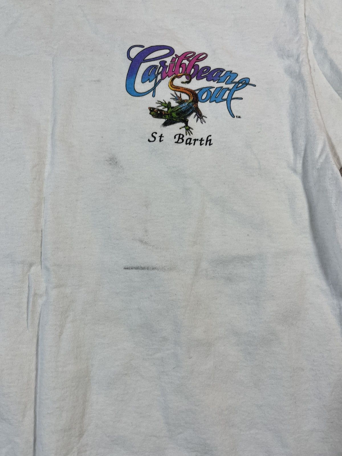 Vintage Vintage 90s Caribbean Soul Jimmy Buffett T Shirt Size US L / EU 52-54 / 3 - 4 Thumbnail
