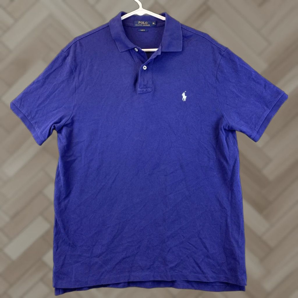 Polo Ralph Lauren VINTAGE Polo Ralph Lauren Classic-Fit Polo Shirt XL Blue Mens Size US XL / EU 56 / 4 - 1 Thumbnail