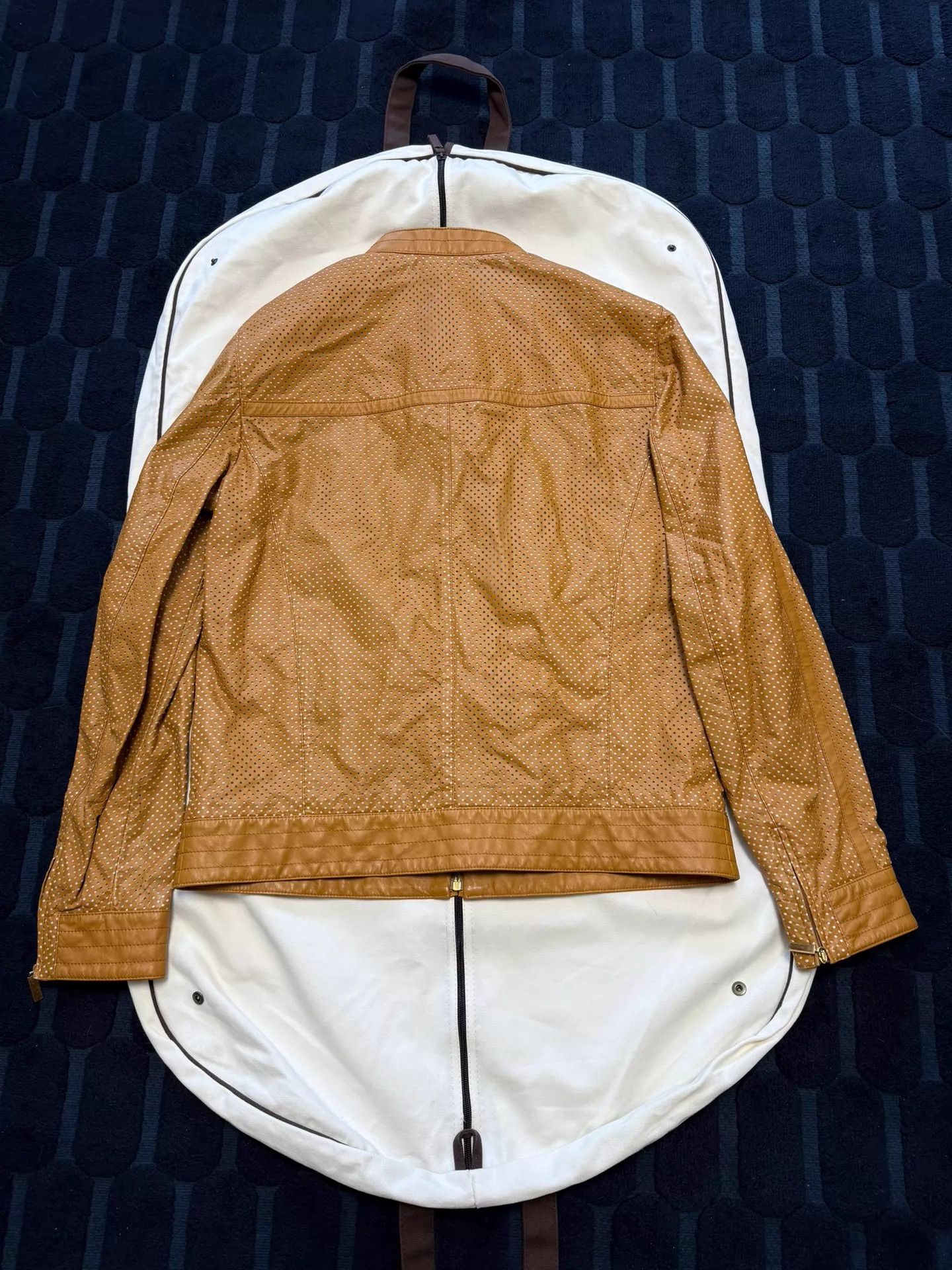 Hettabretz Hettabretz Men's Leather Jacket 50 Vera Pelle Size US M / EU 48-50 / 2 - 2 Thumbnail