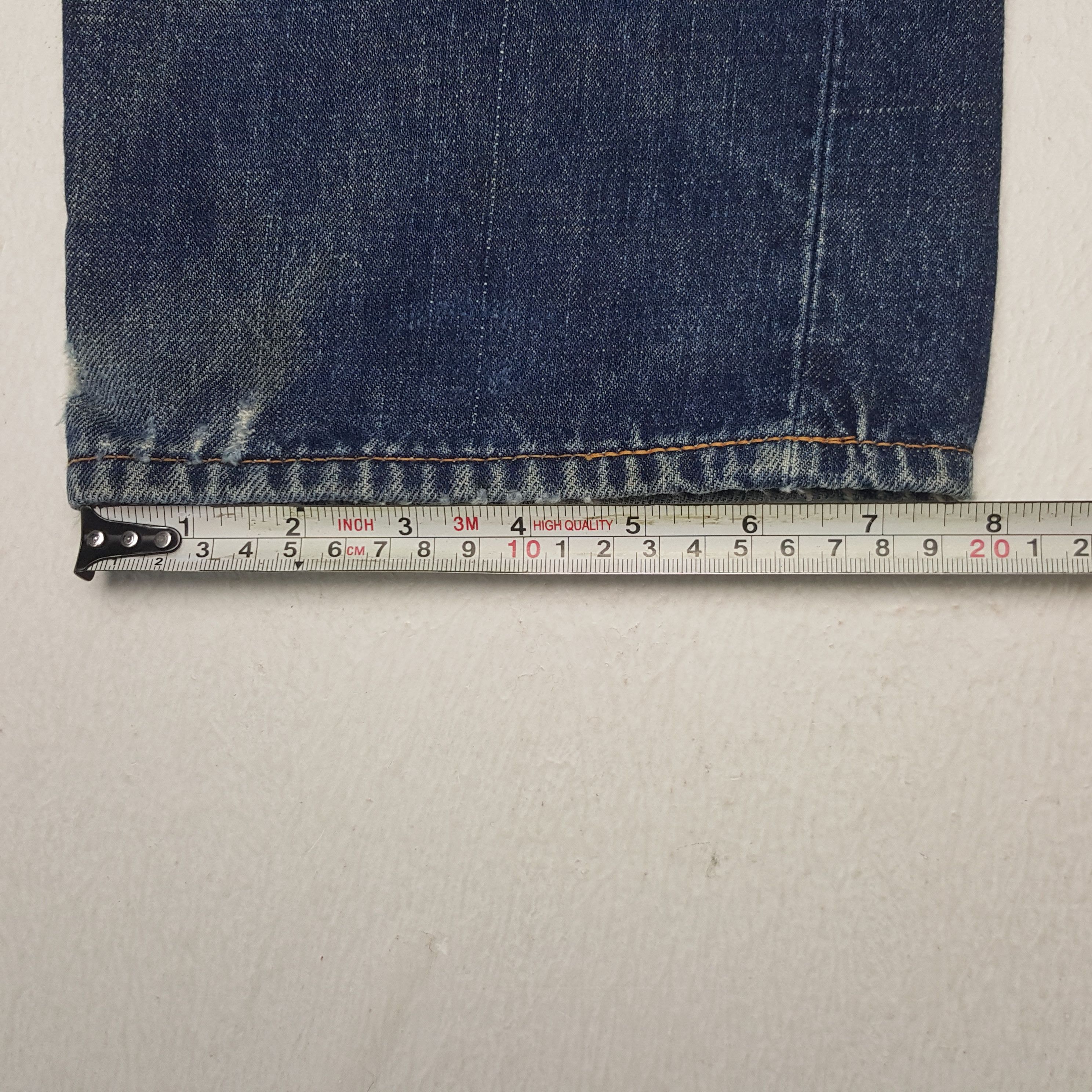 Evisu × Japanese Brand × Vintage Vintage Evisu Japanese Brand Daicock Custom Art Denim Jeans Size US 26 / EU 42 - 13 Thumbnail