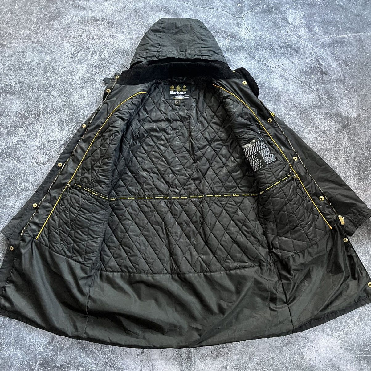 Barbour BARBOUR International Women's Hoodless Katana Wax Parka Size L / US 10 / IT 46 - 9 Thumbnail