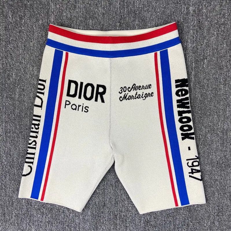 Dior Dior Colorblocked Polyester Women's Shorts 0089 Size 23" - 1 Thumbnail