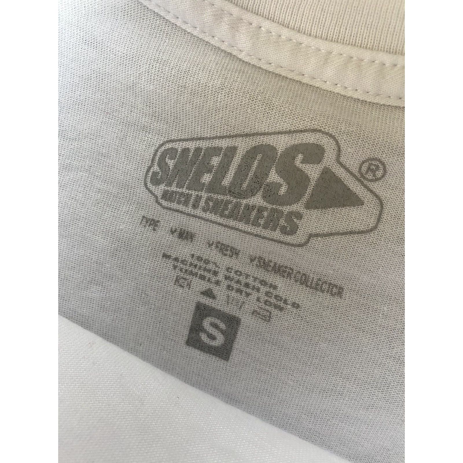 Vintage NWT Snelos T Shirt White Men’s Size S Short Sleeve Sick 5’s Art Hipster Spring Summer Fall Shirts Men Size US S / EU 44-46 / 1 - 3 Thumbnail