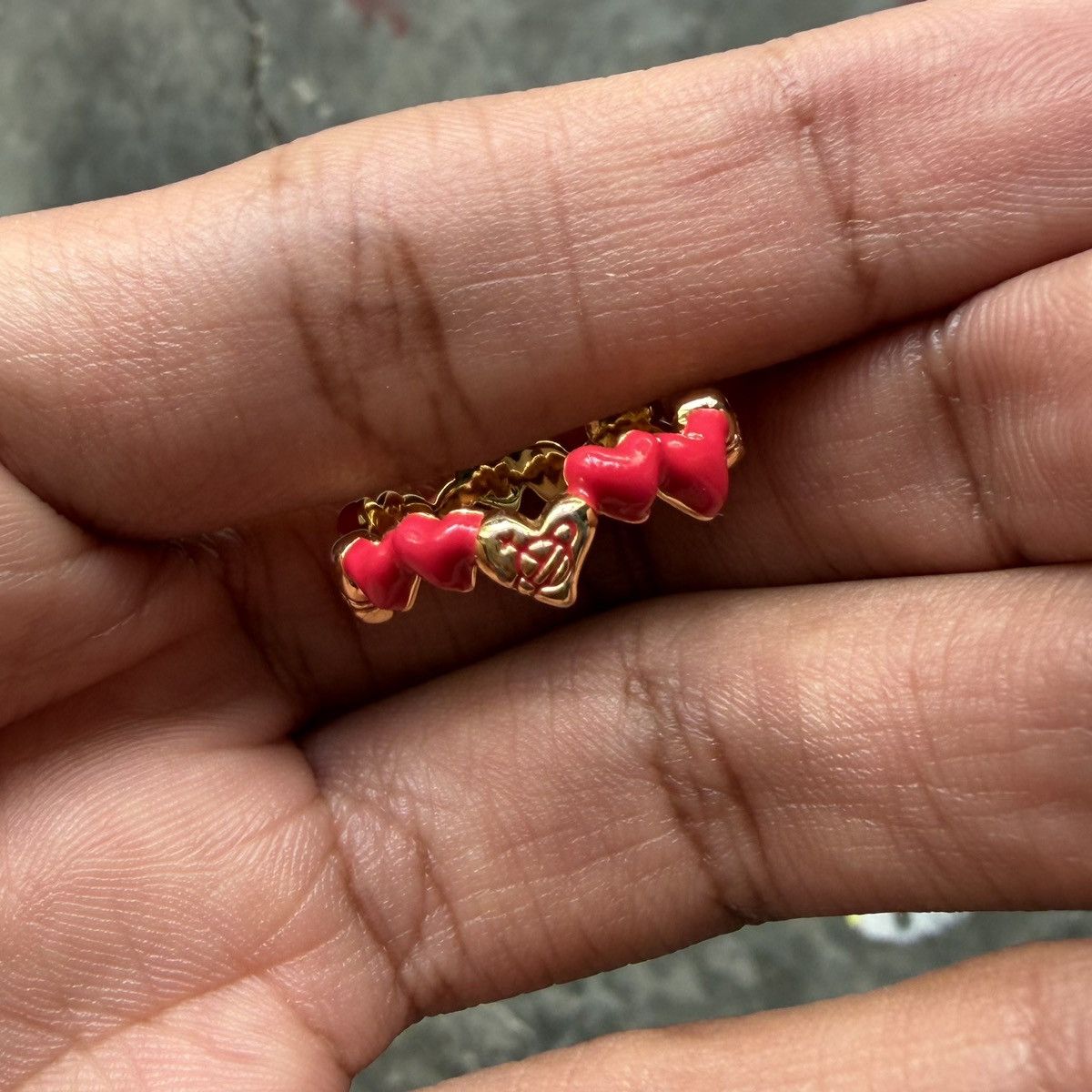 Vivienne Westwood Heart Ring Size Medium