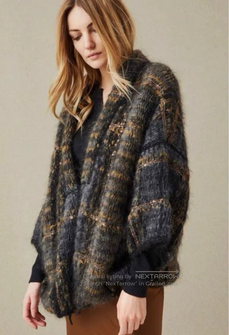 Brunello Cucinelli Brunello Cucinelli Sequined mohair outerwear Size M / US 6-8 / IT 42-44 - 6 Thumbnail