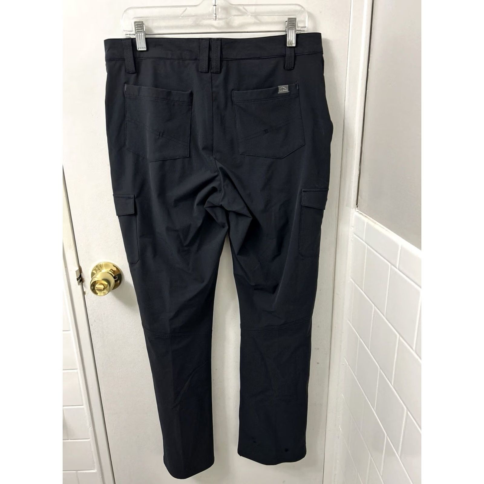 Vintage VINTAGE: No LL Bean Vista Camp Pants Womens 10 Black Cargo Hiking Outdoor Stretch 510673 Size 32" / US 10 / IT 46 - 5 Thumbnail
