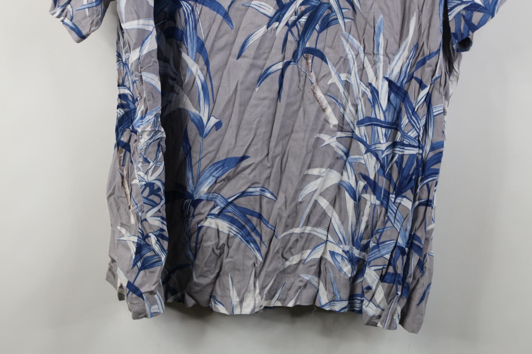 Vintage Vintage 90s Streetwear Bamboo Leaf Hawaiian Button Shirt USA Size US XL / EU 56 / 4 - 16 Thumbnail