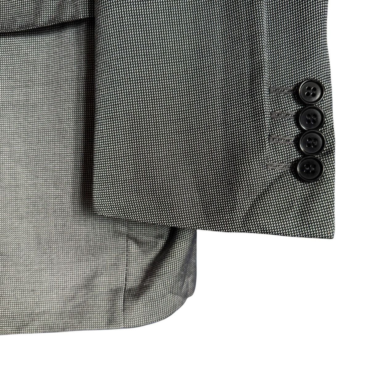 Ermenegildo Zegna Ermenegildo Zegna Silk Wool Birdseye Blazer 50R Size 50R - 8 Thumbnail