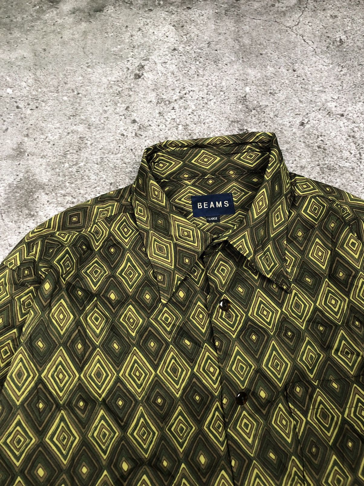 Beams Plus × Beauty Beast × Tornado Mart BEAMS Button Shirt Motifnyaaa Unikkkk Size US L / EU 52-54 / 3 - 3 Thumbnail