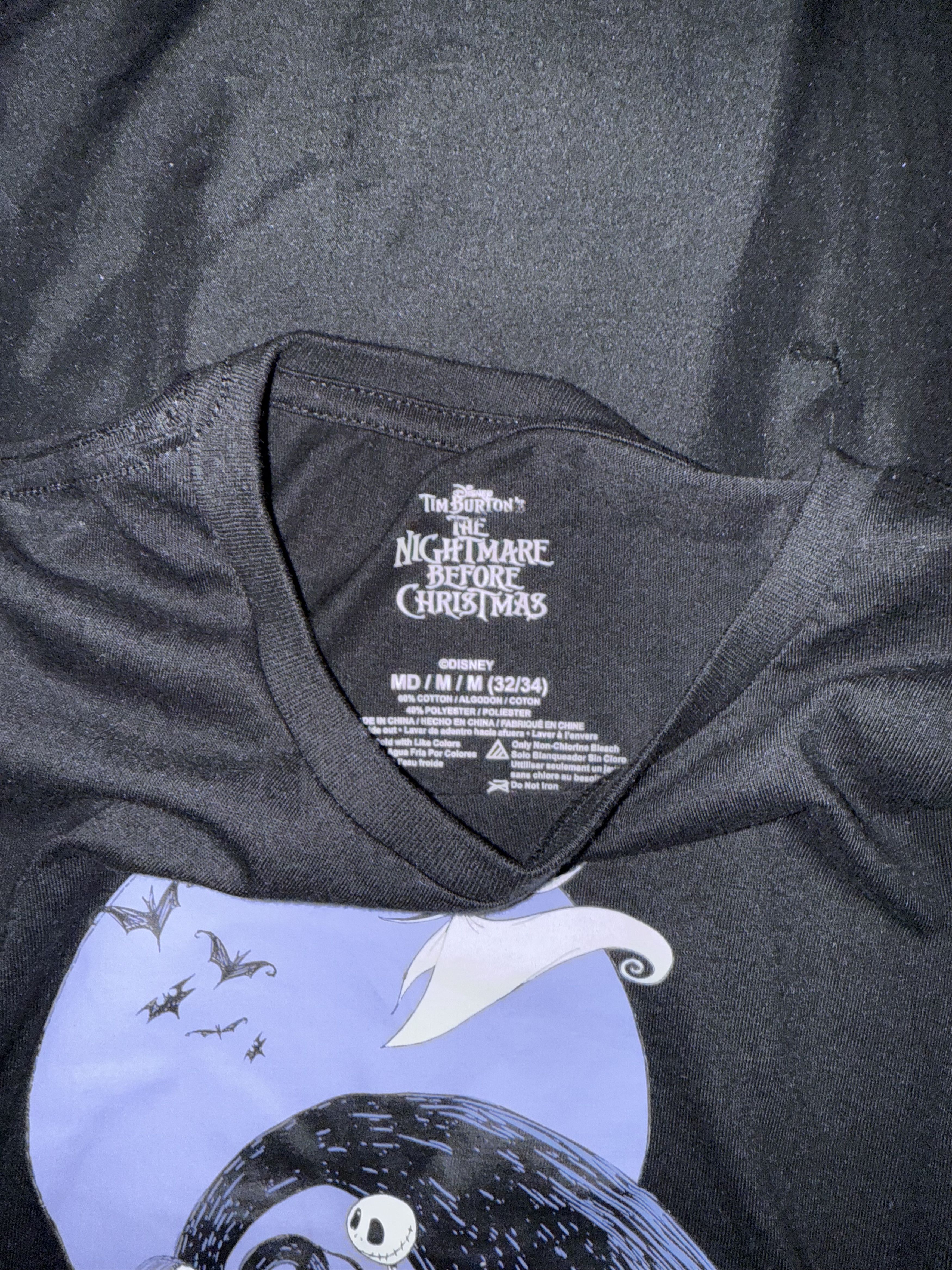 Disney nightmare before christmas tshirt Size US M / EU 48-50 / 2 - 2 Thumbnail