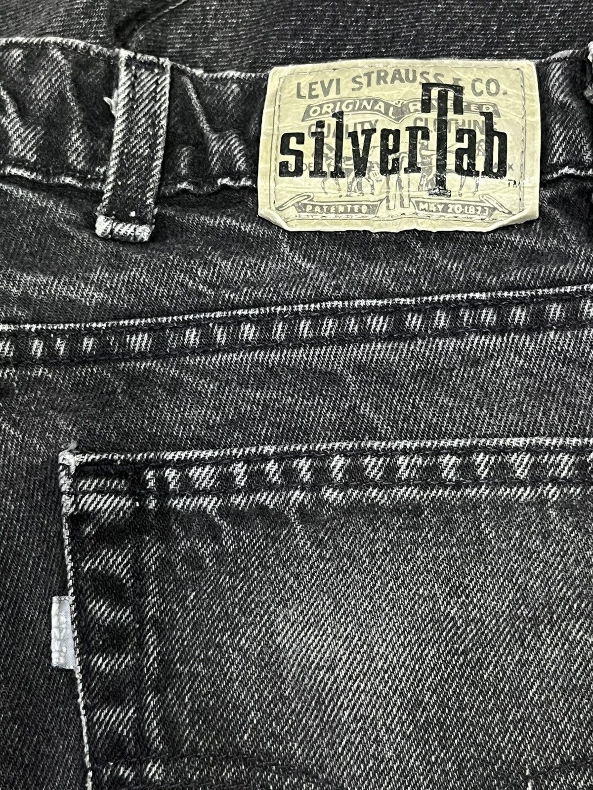 Levi's Made & Crafted VINTAGE 90’s LEVI’S SILVERTAB BAGGY MADE IN USA HIP HOP JNCO Size US 27 - 4 Thumbnail