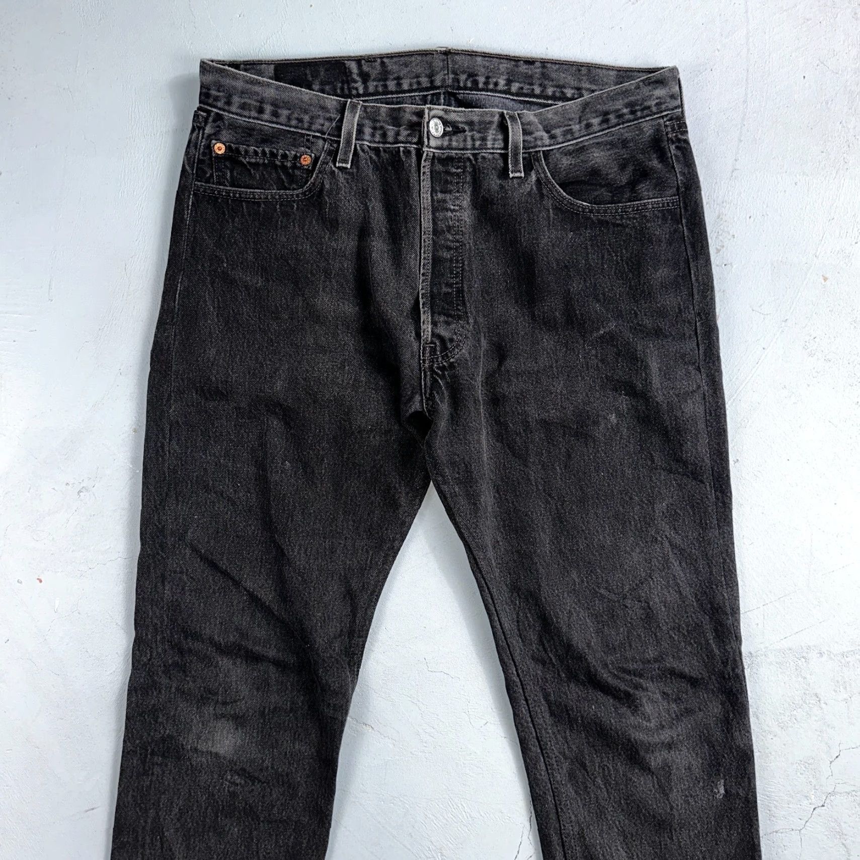 Levi's Levi's 501 Vintage Y2K Mexico XX Straight Leg Jeans Black Wash 34x31 Men's Denim Jeans Regular Jeans 90s USA Men Size US 34 / EU 50 - 2 Thumbnail
