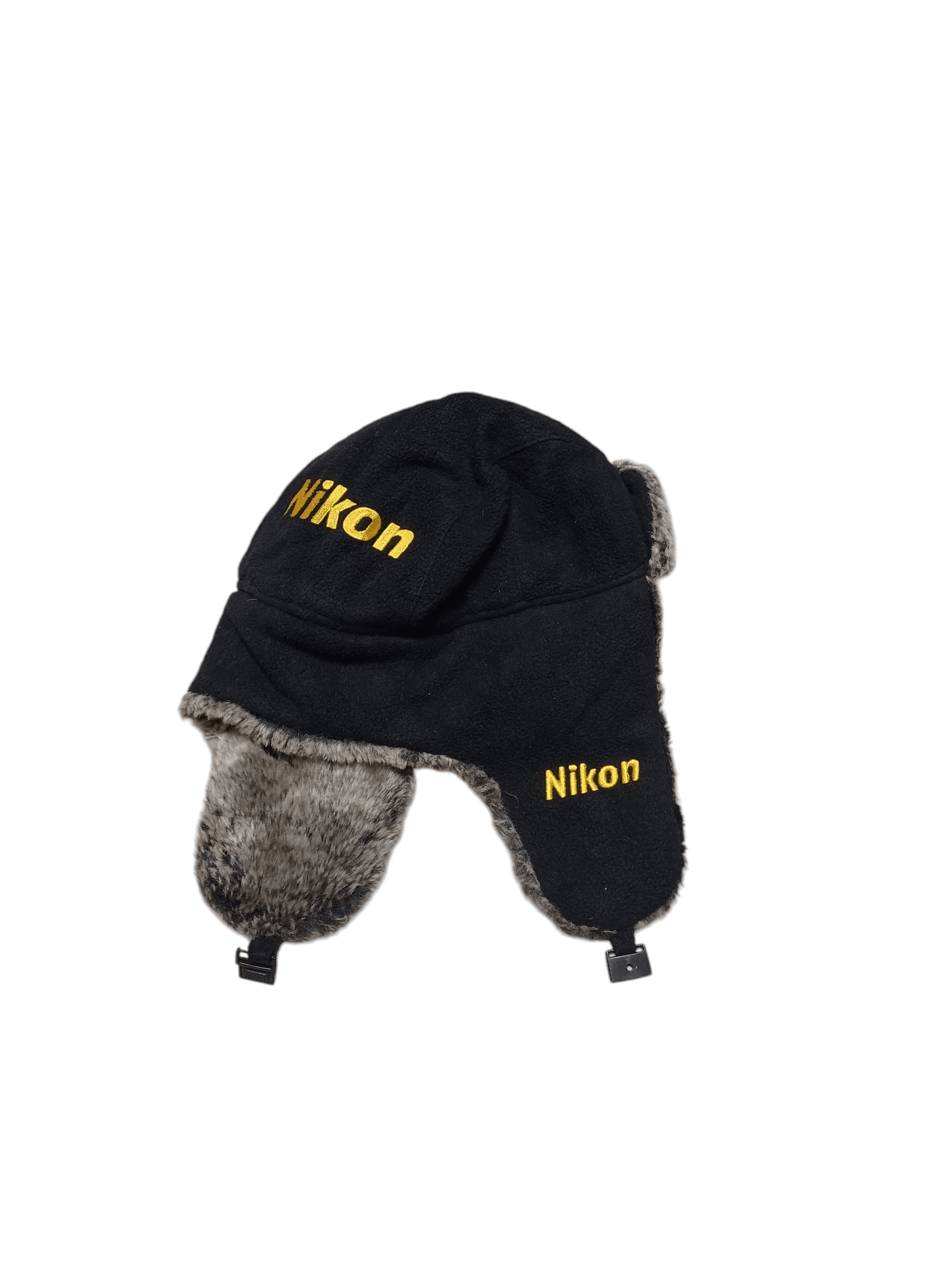 Nikon NIKON FAUX FUR EMBROIDERED 3 LOGOS FLEECE EAR HAT USHANKA Size ONE SIZE - 1 Thumbnail