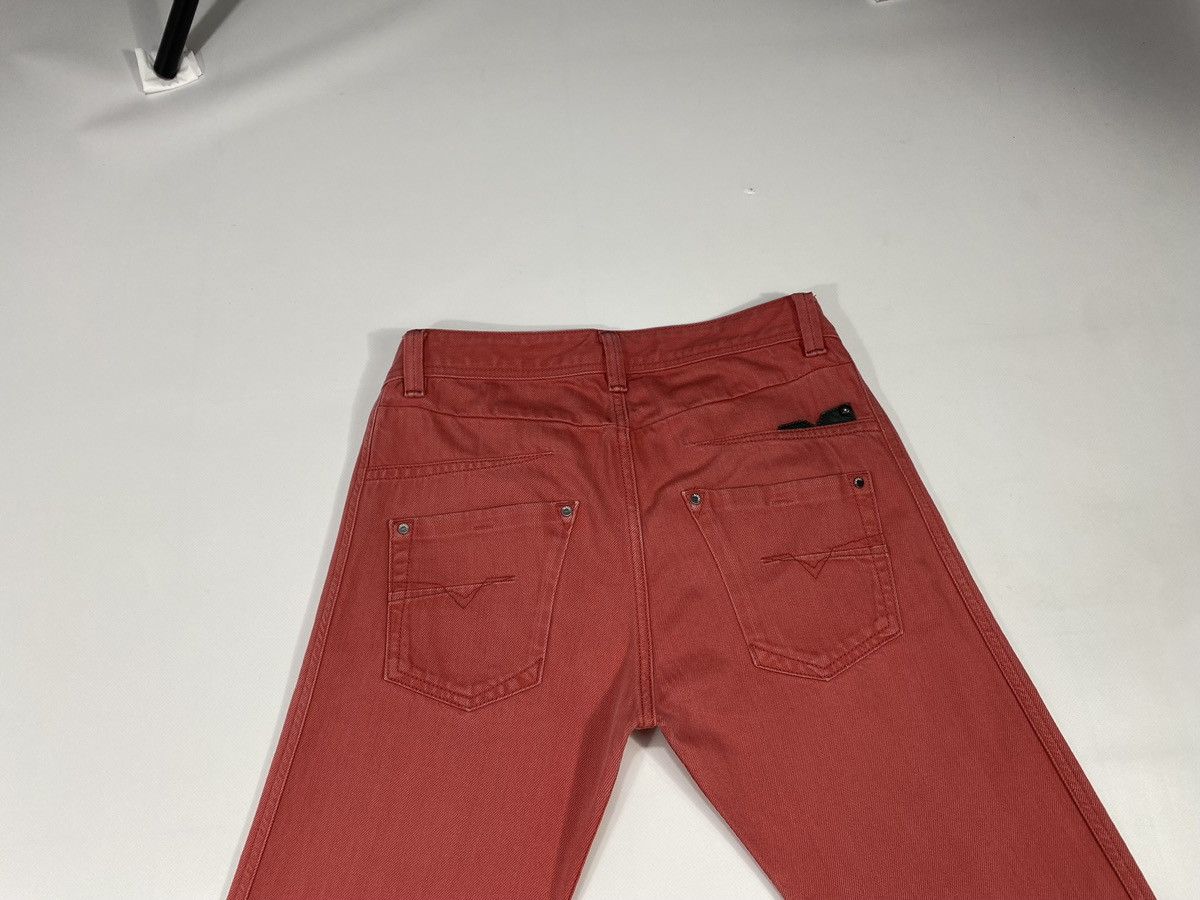 Diesel Diesel Darron Regular Slim Tapered Denim Jeans Pants Coral Size US 29 - 18 Thumbnail
