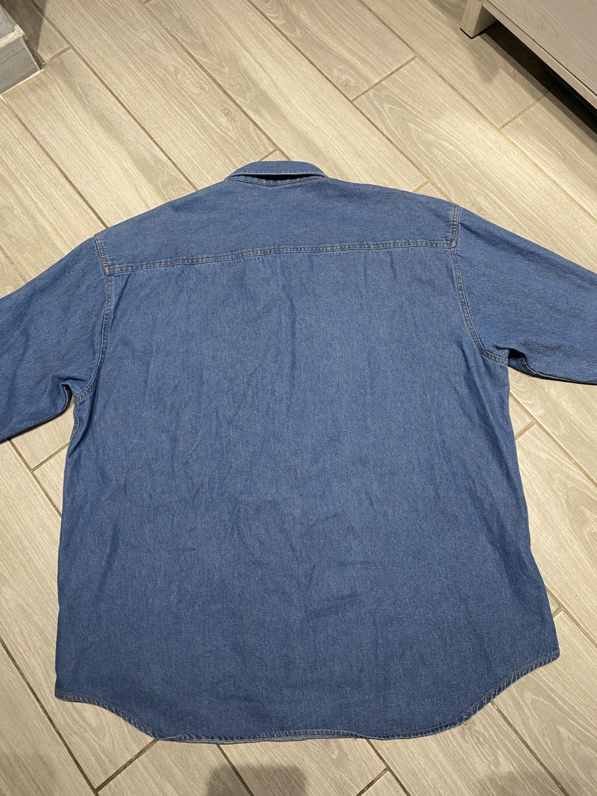 Japanese Brand Vintage 90s Western Cowboy Button up shirt Jeans Denim Japan Size US L / EU 52-54 / 3 - 4 Thumbnail