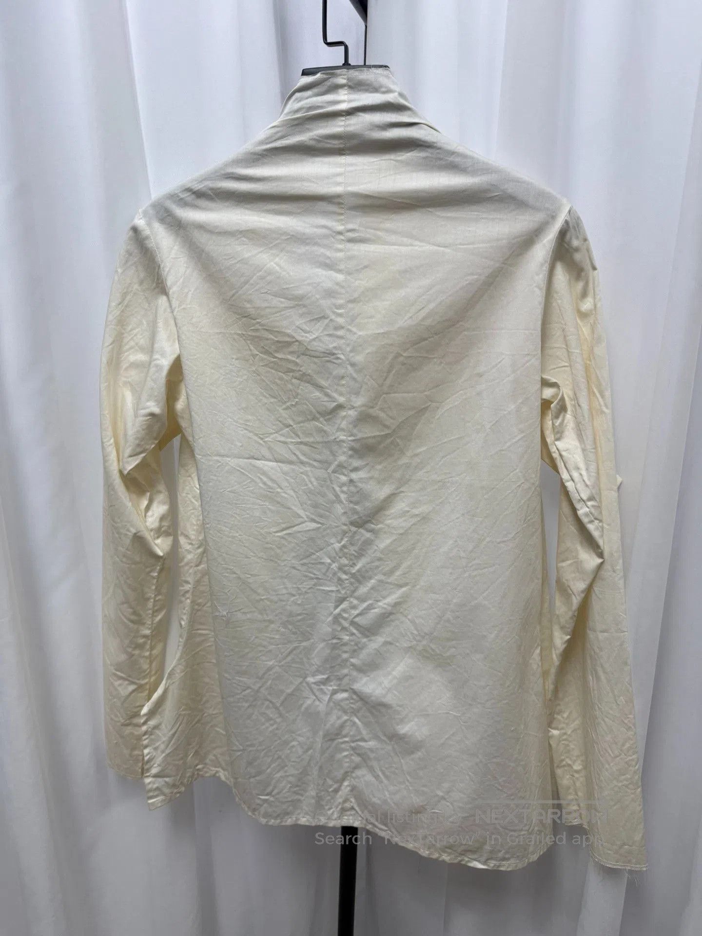 Yohji Yamamoto Yohji Yamamoto Main Line Distressed Silk Blend Shirt. Size US M / EU 48-50 / 2 - 7 Thumbnail