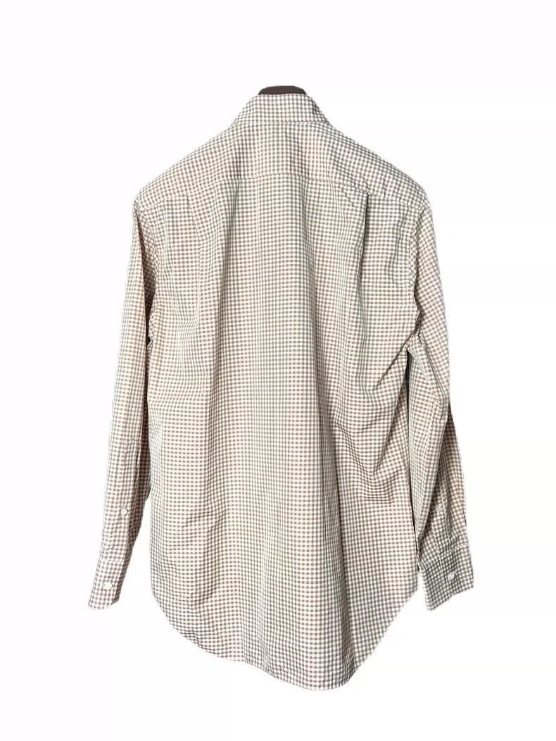 Loro Piana Loro Piana Silk Cotton Check Shirt-2508 Size US M / EU 48-50 / 2 - 3 Thumbnail