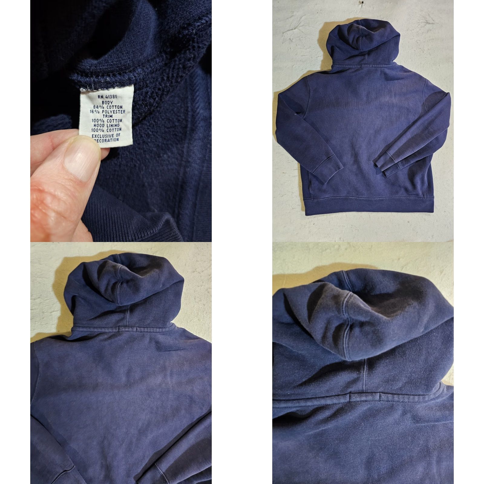 Polo Ralph Lauren VINTAGE Polo Ralph Lauren Full Zip Hooded Sweatshirt Jacket Blue Mens XXL Size Hoodie Shirt Men Medium? Size US XXL / EU 58 / 5 - 8 Thumbnail