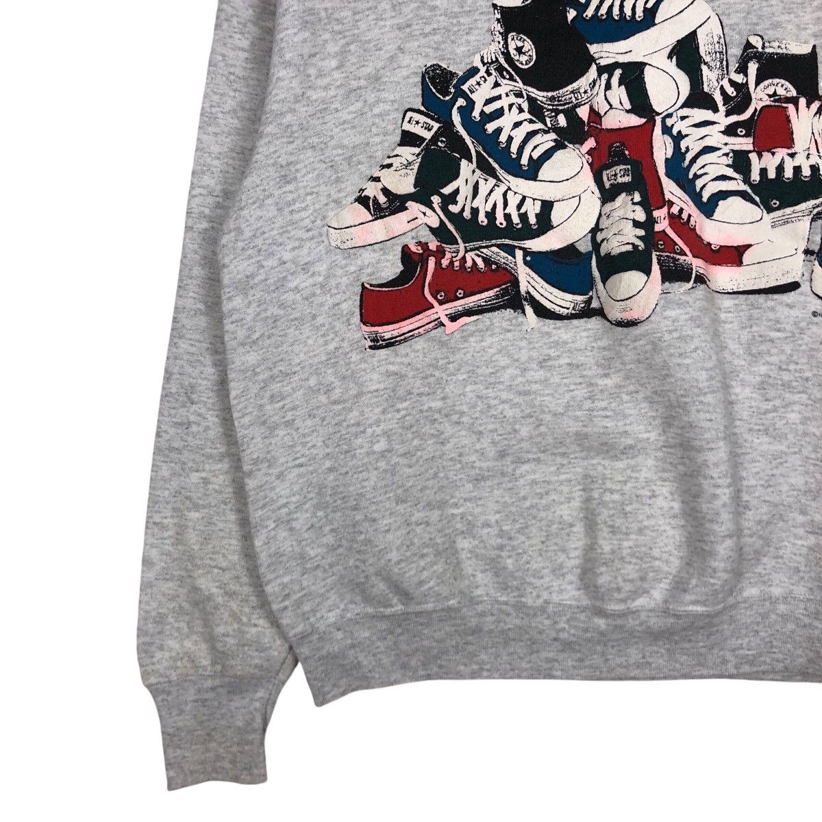 Converse × Japanese Brand Vintage Converse Sweatshirt Rare Design 90s Size US M / EU 48-50 / 2 - 3 Thumbnail