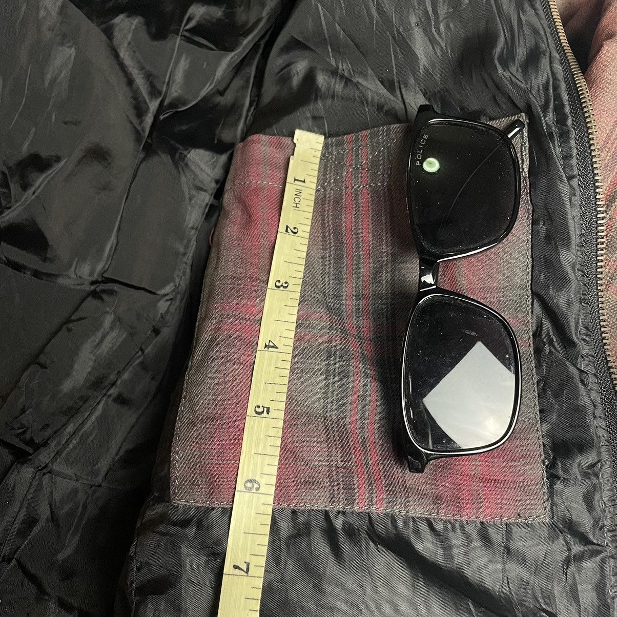 If Six Was Nine × Japanese Brand × Le Grande Bleu (L.G.B.) 🇯🇵 SUN FADED RUSH HOUR TARTAN FUR HOODIE FULL ZIP JACKET Size US L / EU 52-54 / 3 - 18 Thumbnail