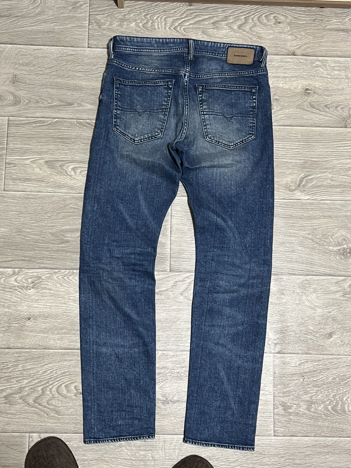 Diesel × Japanese Brand Jeans Diesel Buster distressed washed denim skinny pants Size US 31 - 2 Thumbnail